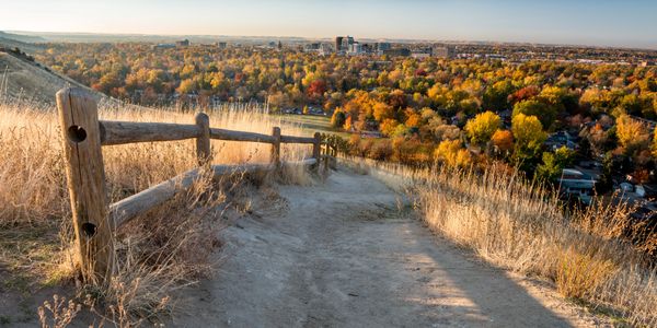 Boise Foothills hiking trail