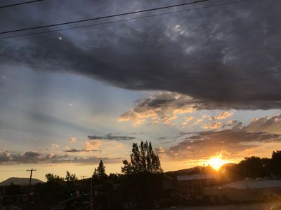 Sunset from the building