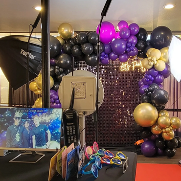 Photobooth LUXE set up. Photobooth rental in Tehachapi, Ca