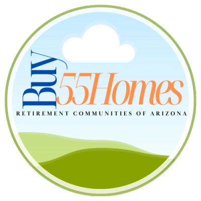 Logo for Buy 55 Homes, Arizona retirement communities.