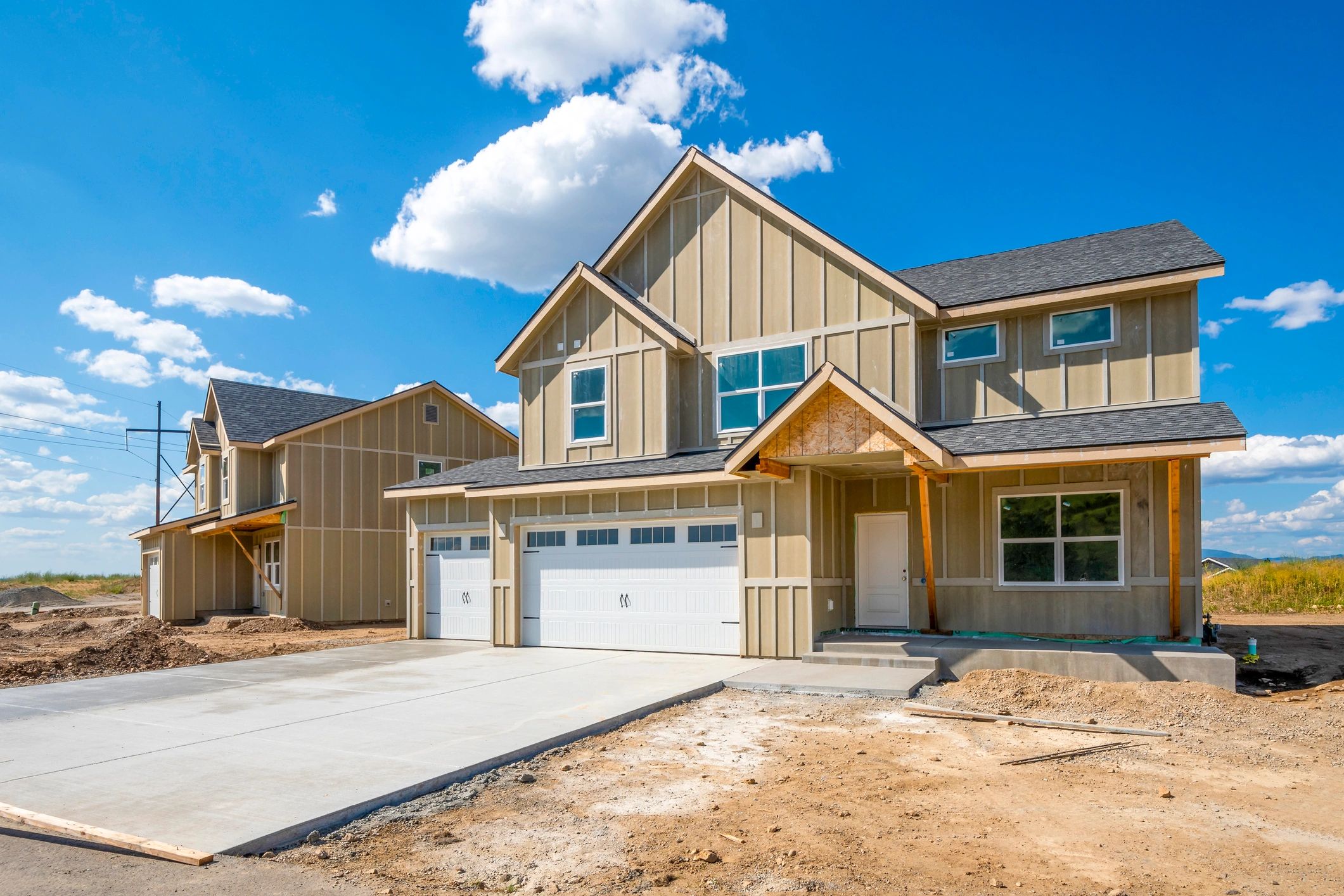 Completed project of a house.