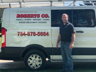 David Roberts, owner Roberts Well Drilling Company