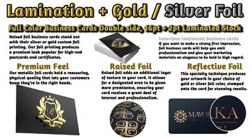 foil business cards in College Park
