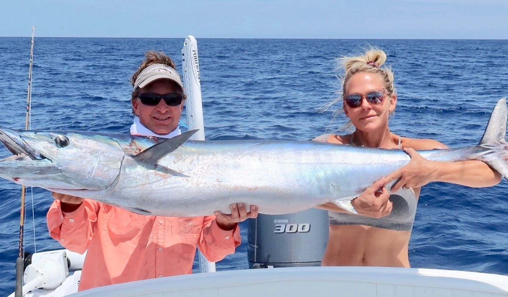 Captain Roy offshore with Wahoo