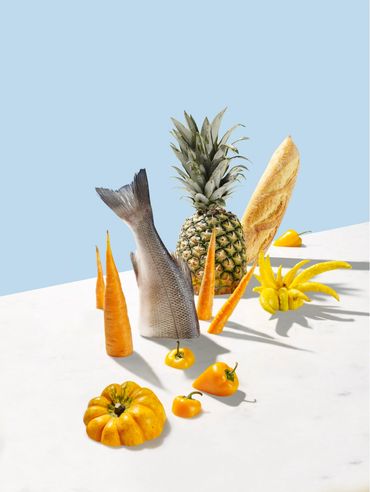 Orange Foods and veggies