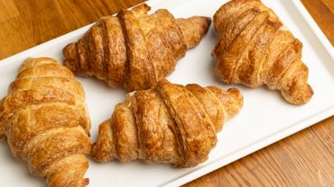 Flakey butter croissants