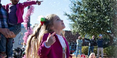 Snow in South Alabama, Andalusia's Candyland Snow Show