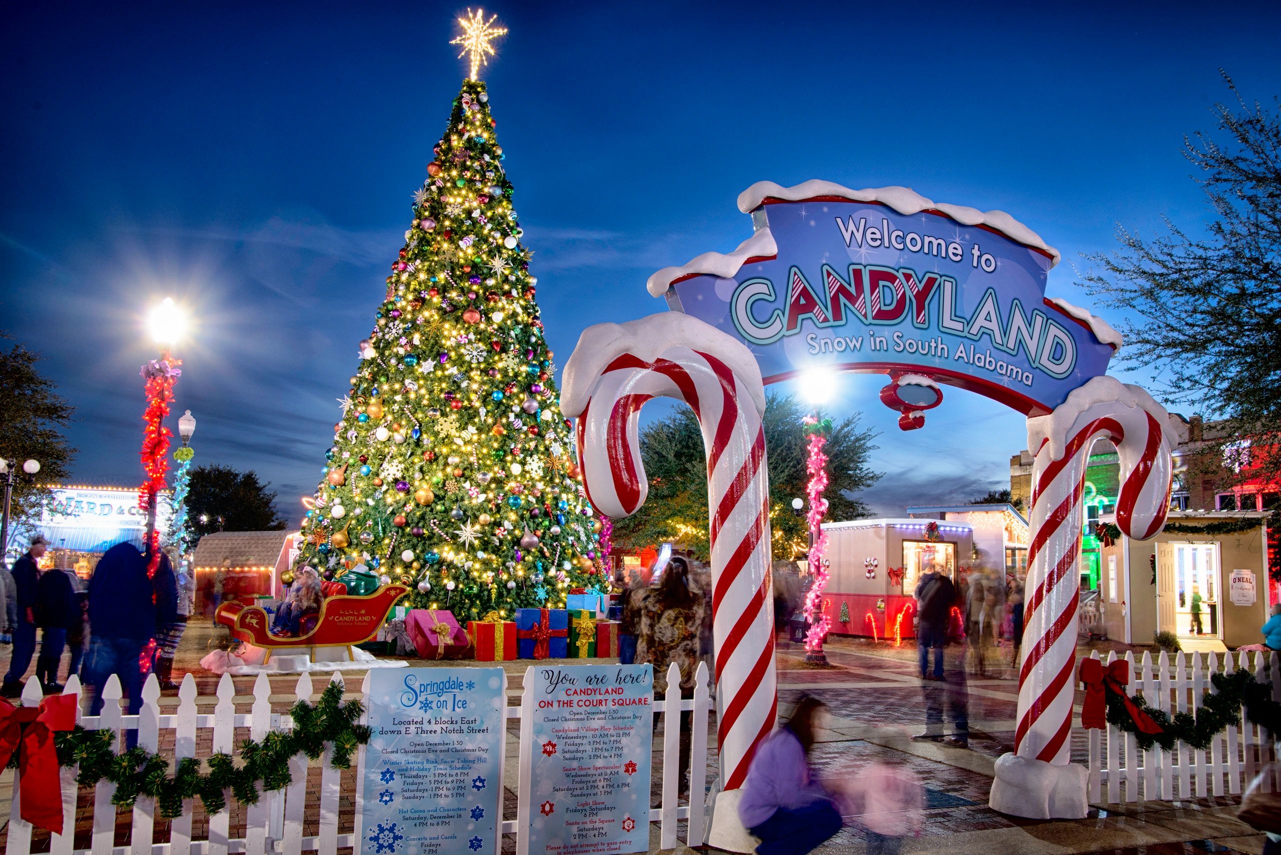 Christmas Candyland Holiday Event Andalusia  Alabama