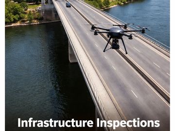 Drone Photography of recent bridge built in Houston, TX area.
