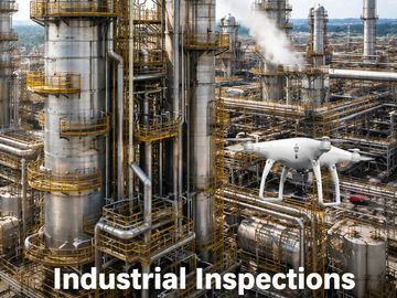 Drone inspection of a local refinery in Houston, TX.