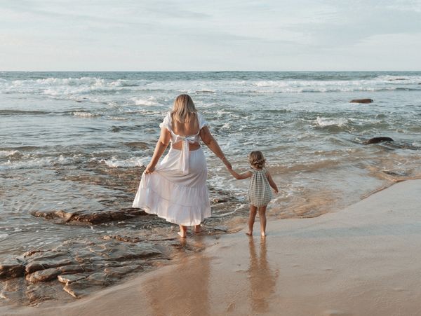 Sunshine Coast family photography at Mooloolaba Beach