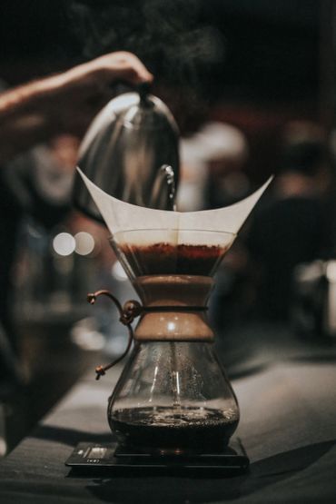 Pour overs accentuate the coffee flavor.