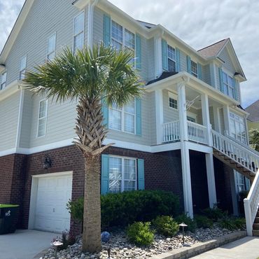 Large home with clean windows.