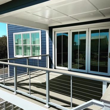 windows clean after an outside window cleaning.