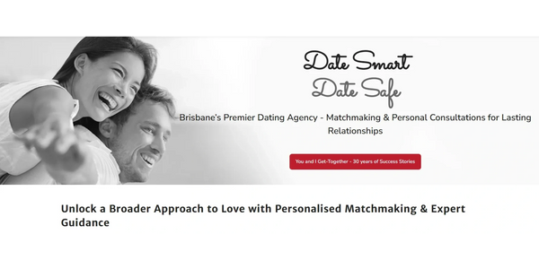 The picture shows a couple in a flying motion laughing with the words Date Smart Date Safe .