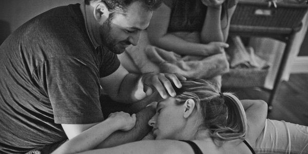 Couples working together in labor