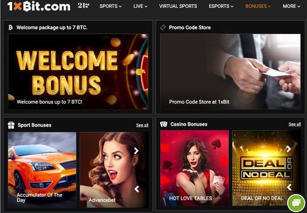 1xbit offers a welcome bonus for all new players as well as a wide range of different cashbacks and