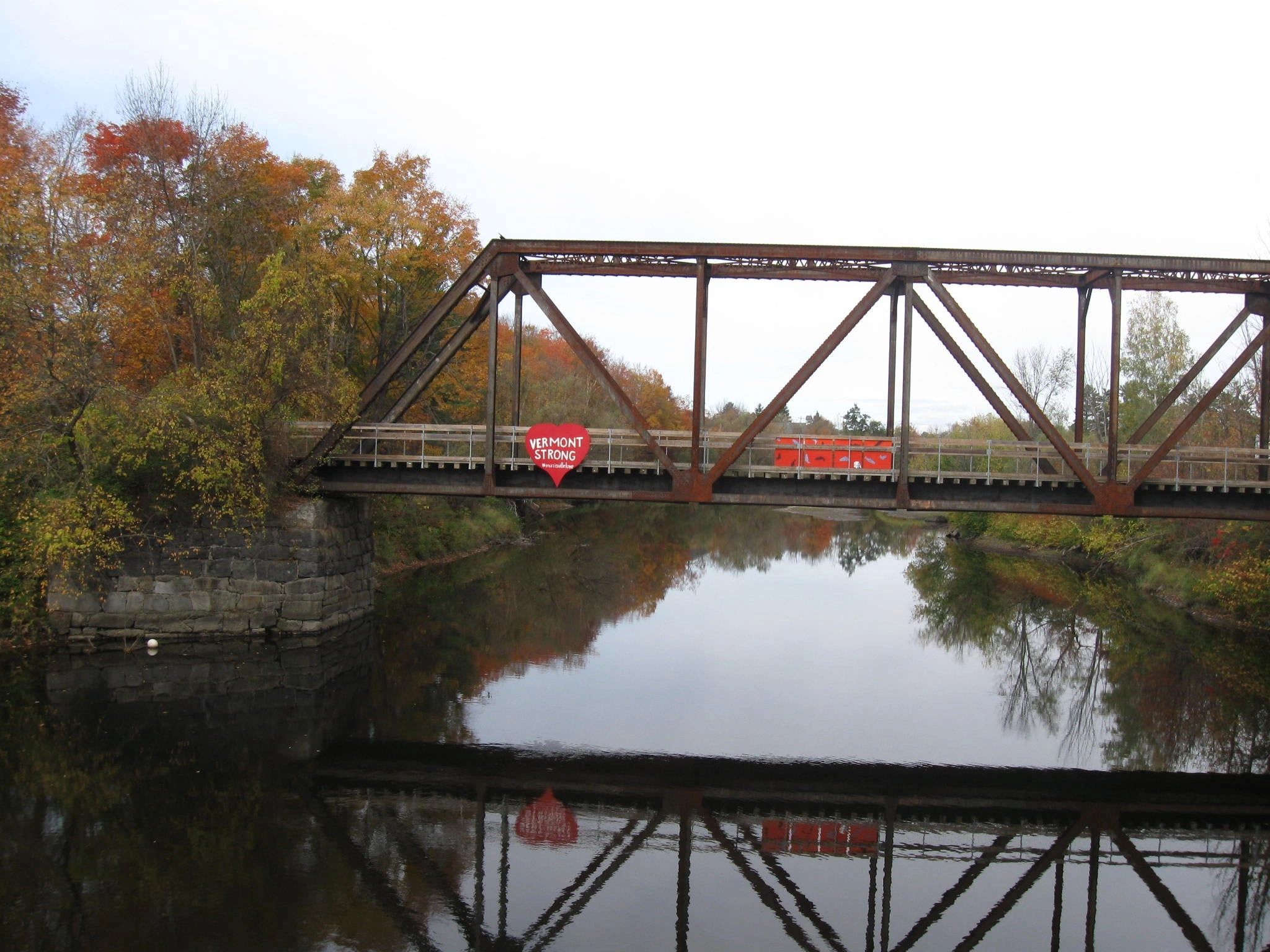 Railway On the river