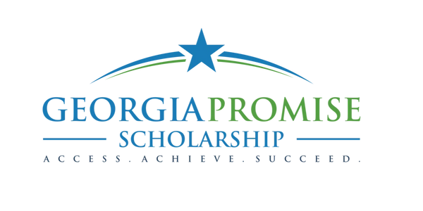 Georgia Promise Scholarship logo with a star and tagline.