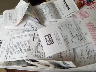 Get rid of the receipt clutter by taking pictures of your receipts and storing them digitally