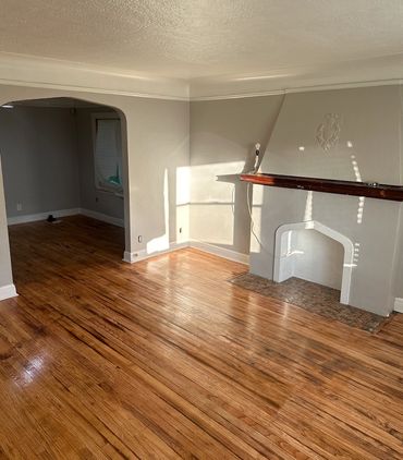 Interior paint and hardwood floor refinishing