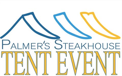 Palmer's Steakhouse Tent Event for Transplant Research Logo