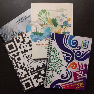 Photo of different handbooks