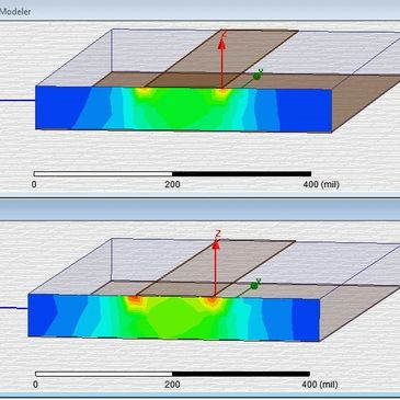 Simulations with HFSS