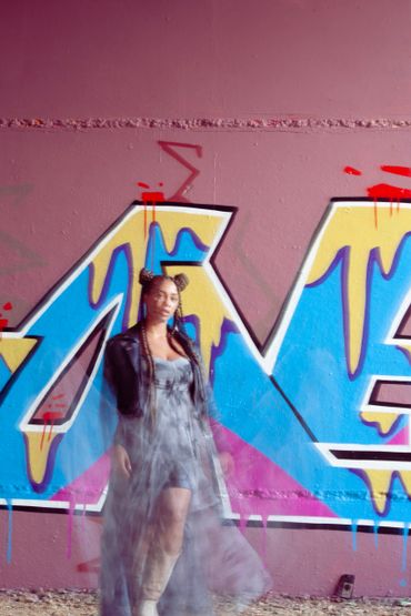 Urban, artistic portrait