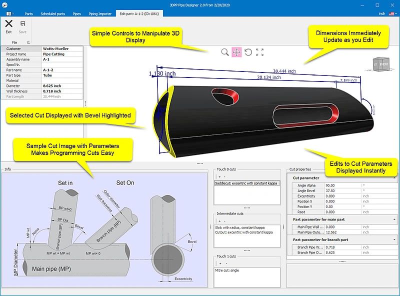 CNC Pipe Cutting Software
Watts
Mueller
Watts/Mueller
Vernon
HGG