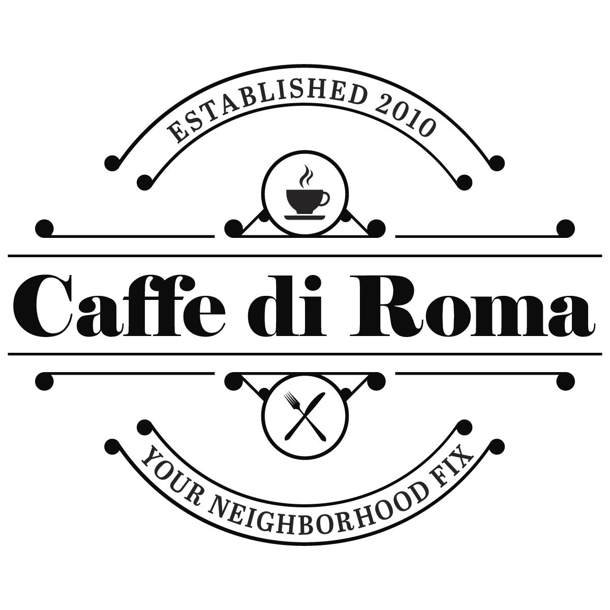 Cafe, Coffee, Shrimp Salad - Caffe Di Roma - Catonsville, Maryland