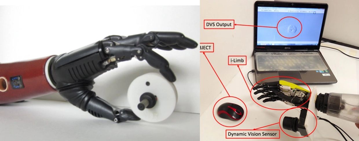 Robotic Hand with Touch Sensor Robotic Hand with Vision