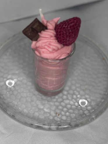 Custom milkshake candles