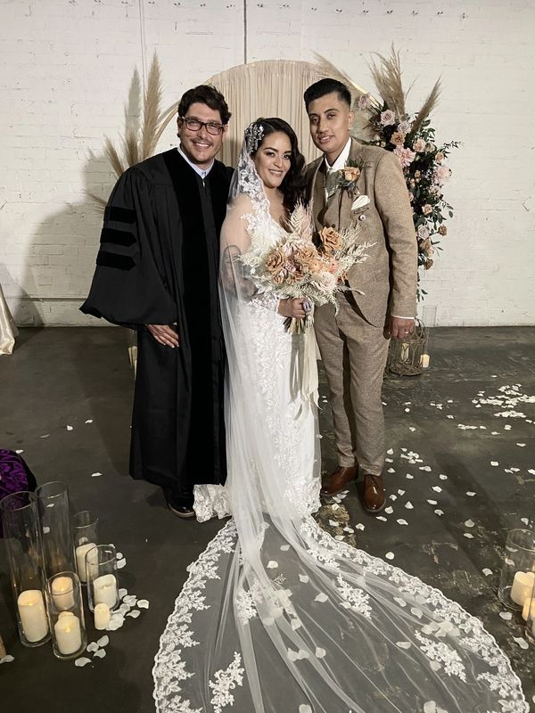 These two gorgeous women got married at one of the many beautiful venues in DTLA.