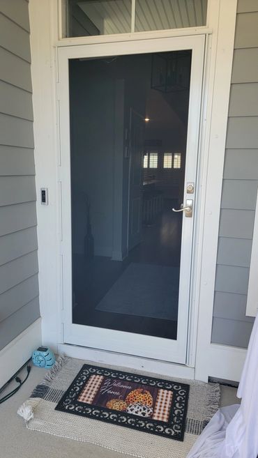 Full View Security Storm Door, Hurricane Impacted Rated, Full View