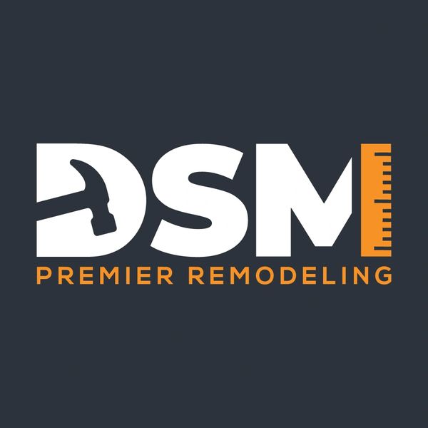 DSM Premier Remodeling construction logo design