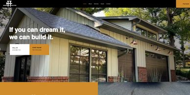 Heilman Construction website design