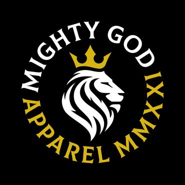 Mighty God Apparel logo design