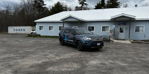 vehicle in front of building in carleton place