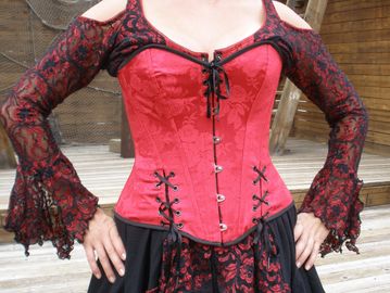 over the bust corset 