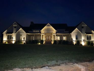 LANDSCAPE LIGHTING is key to showcasing your home! Let us design a lighting package that sets your h
