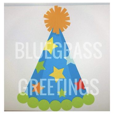 Blue Party Hat