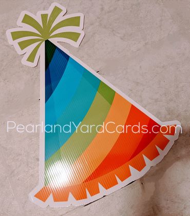 Rainbow Party Hat