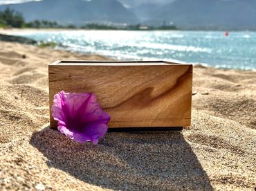 Aromatic Camphor Urn by local artist, Shaun Fleming.