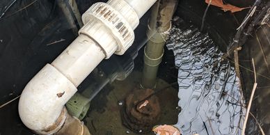 Sewage pump replacement