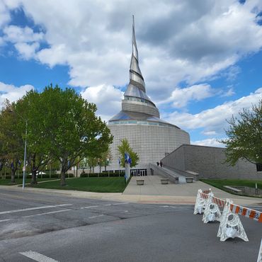 Back of the Temple Community of Christ in Insurance, MO