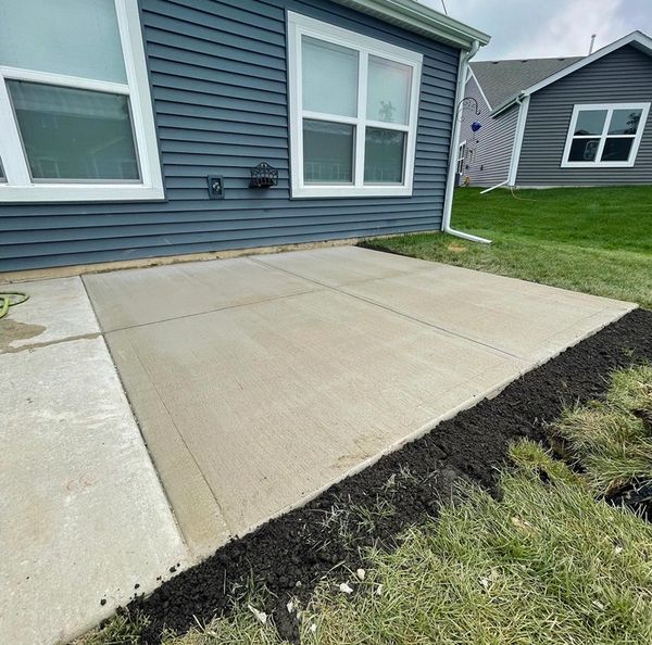 Patio deck pavement project