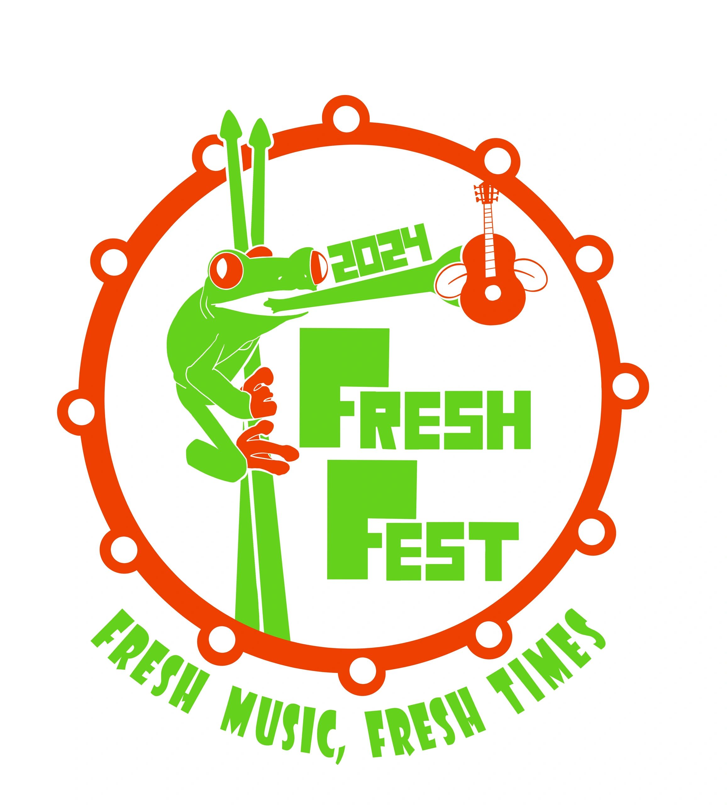 Fresh Fest 2024 Logo Green & Red