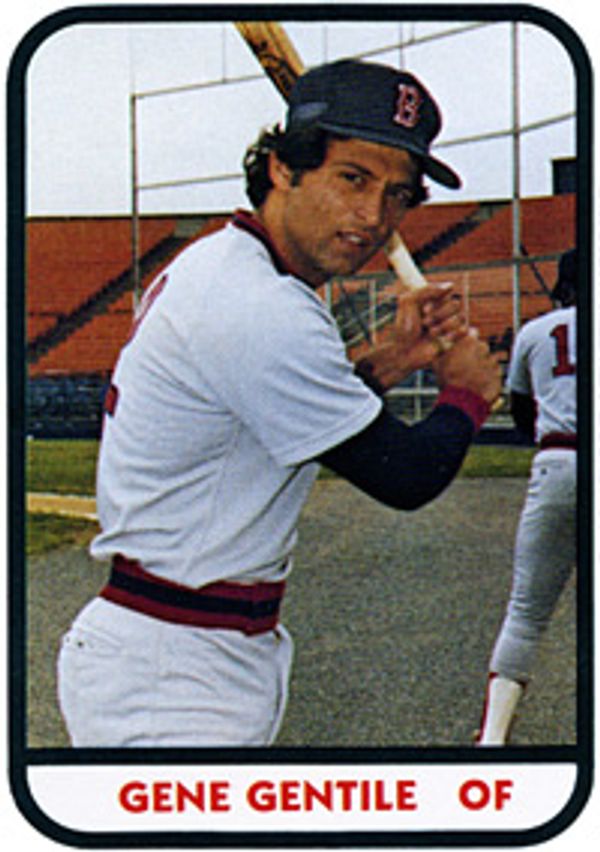 Gene Gentile with the Red Sox
