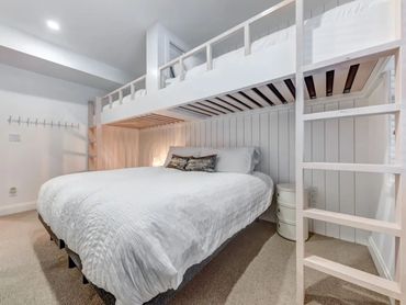 Custom bunk room construction in a full house renovation in Whistler, BC